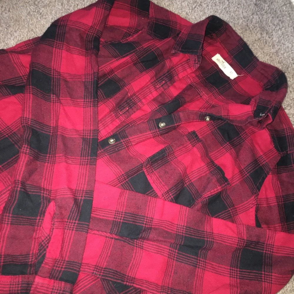 Hollister flannel top